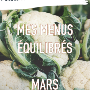 Mes menus équilibrés de Mars