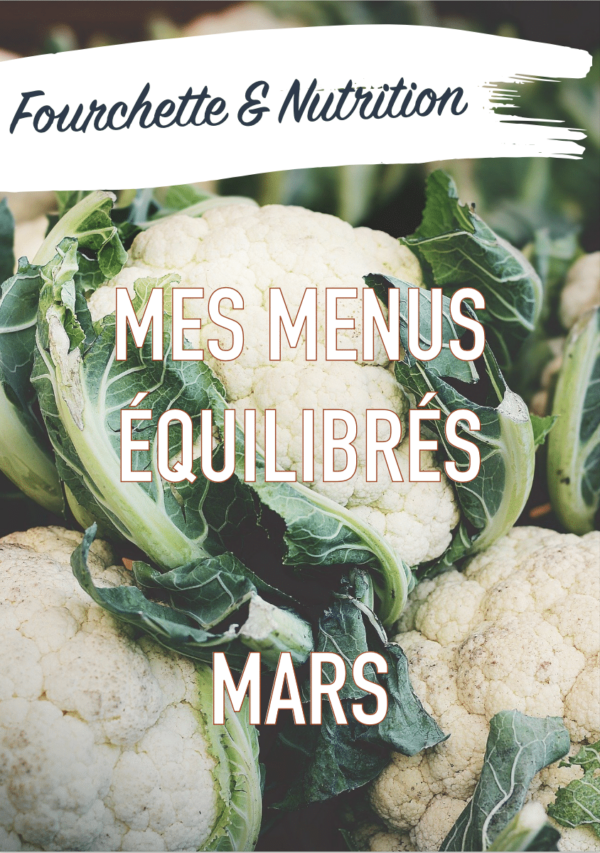 Mes menus équilibrés de Mars