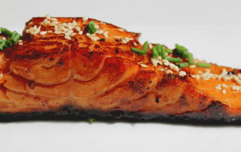 saumon mariné grillé à la japonaise