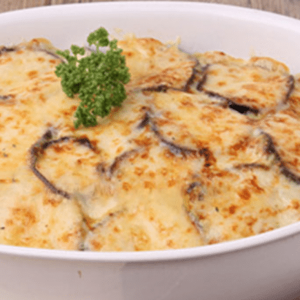 Gratin d'aubergines à la viande hachée