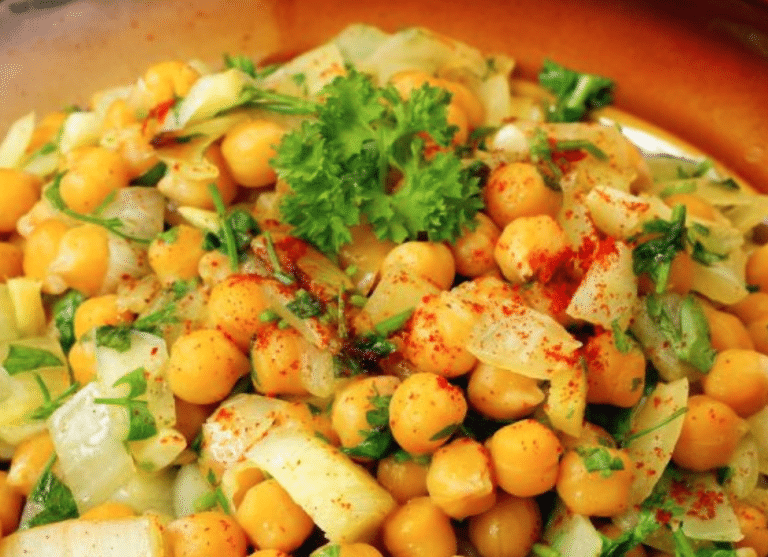 pois chiches et tomates au cumin