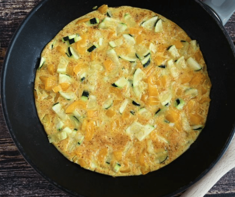 omelette aux courgettes