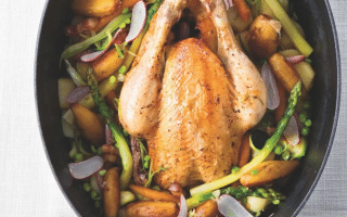 poulet grillé aux légumes