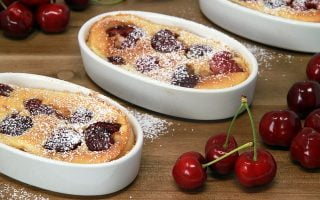 Clafoutis léger de cerises