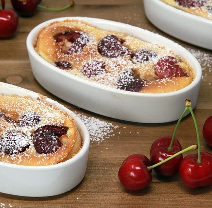 Clafoutis léger de cerises