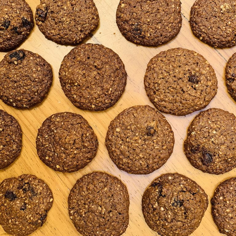 Cookies d’avoine aux raisins secs