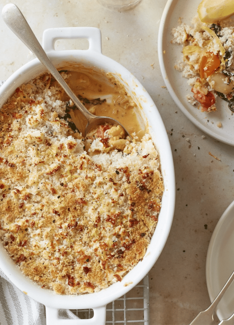 Crumble d’endives et de topinambours