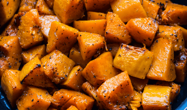 Dés de butternut rôtis