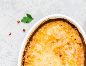 Gratin de potimarron aux marrons