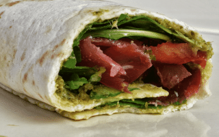 Wrap ricotta jambon de Parme