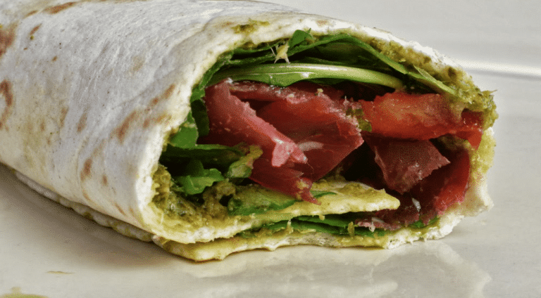 Wrap ricotta jambon de Parme