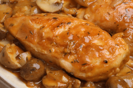 poulet sauce chasseur