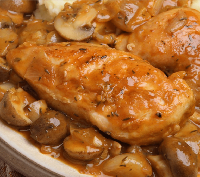 poulet sauce chasseur