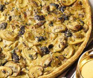 tarte aux champignons