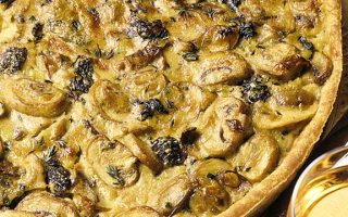 tarte aux champignons