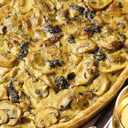 tarte aux champignons