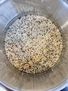 quinoa au potiron et lait de coco