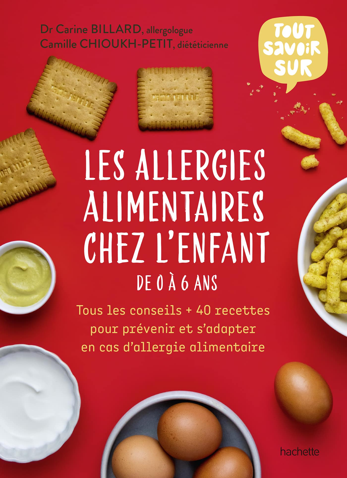 couverture livre sur les allergies alimentaires chez les 0 à 6 ans 
